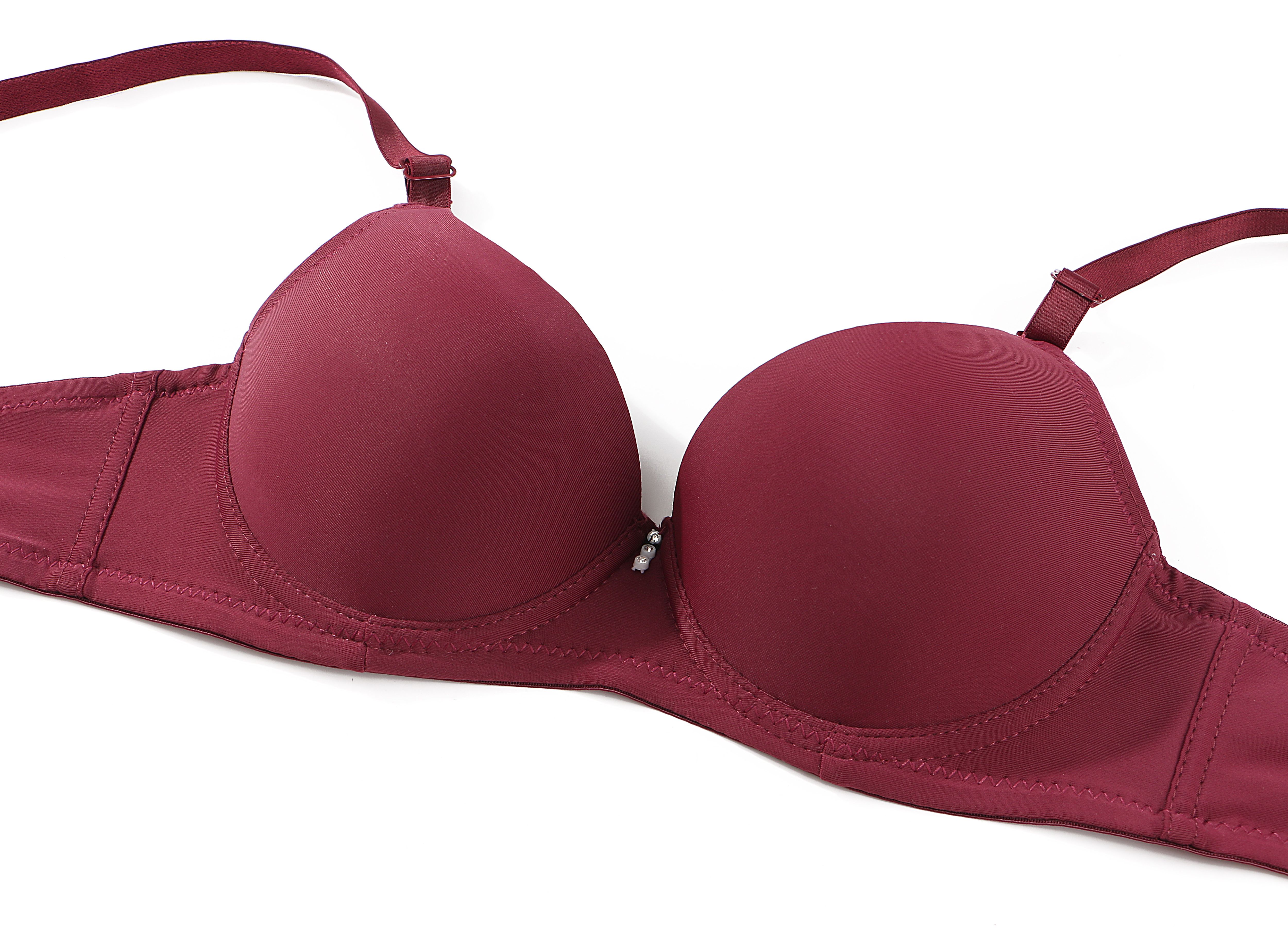 New Isabelle.Q CUP A removable straps thin foam bra w/ wire ZLH862