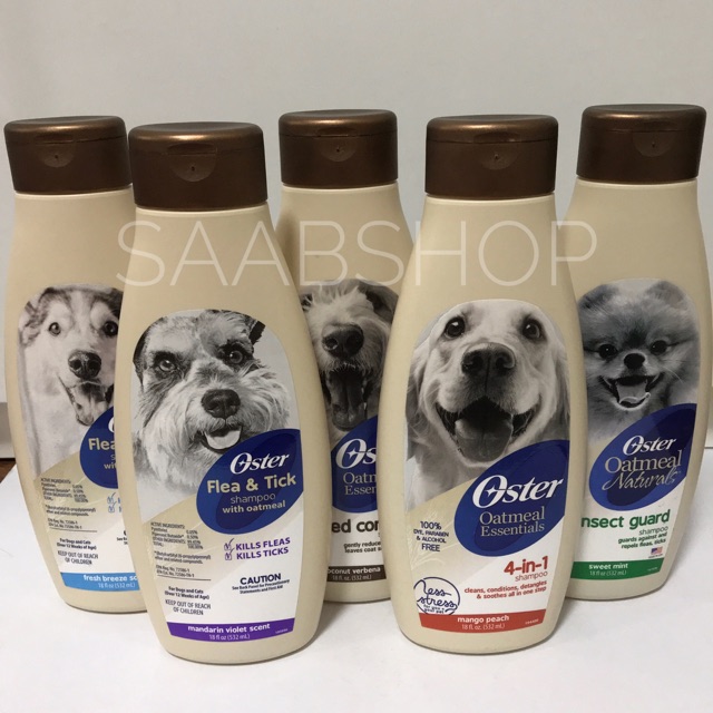 oster oatmeal shampoo