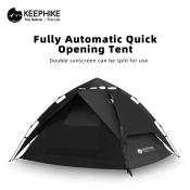 KEEPHIKE Automatic Waterproof Camping Tent for 2-4 People