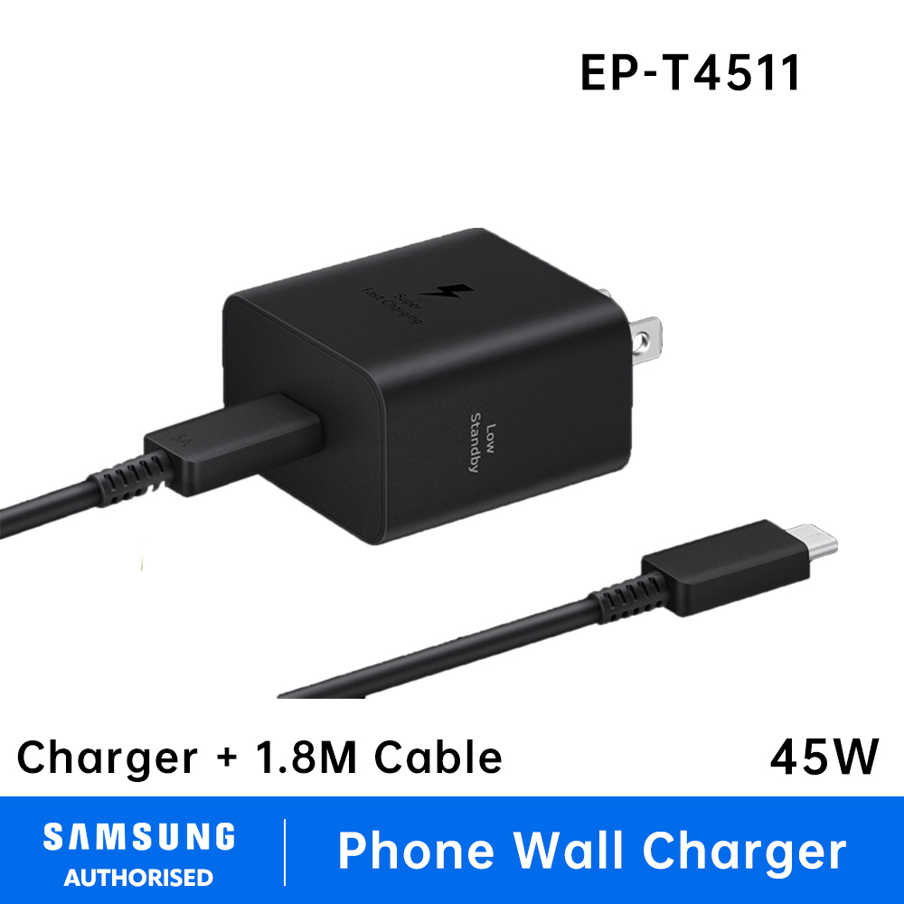 Samsung 45W Power Adapter Super Fast Usb-c Charger For Samsung devices EP-T4511