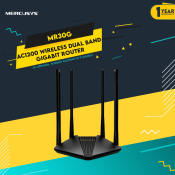 Mercusys MR30G AC1200 Dual-Band Wi-Fi Gigabit Router | Router | Wireless WiFi Router | WiFi Router | Wi-Fi Router | WiFi 5 Router | Wi-Fi 5 Router | Mercusys | TP-Link by Ejd