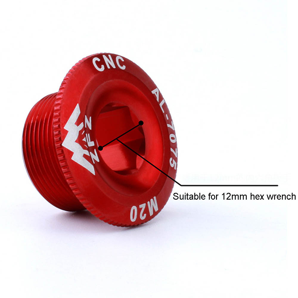 M20 MTB Mountain Bike Bicycle Bolt Crankset Crank Cover BB Axis Screw Cap