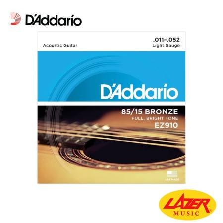 D'Addario EZ910 Bronze Light Acoustic Guitar Strings