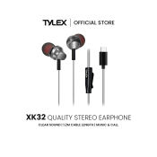 TYLEX XK32 In-Ear Earphones with Built-in Mic, Super Bass