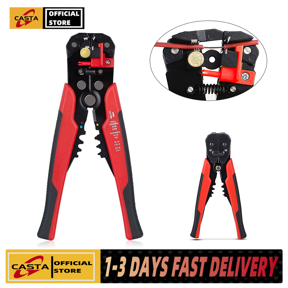 【COD + local seller】Stripping Multifunctional Pliers, Used For Cable Cutting, Crimping Terminal 0.2-6.0mm², High-precision Automatic Brand Hand Tool - Image 2