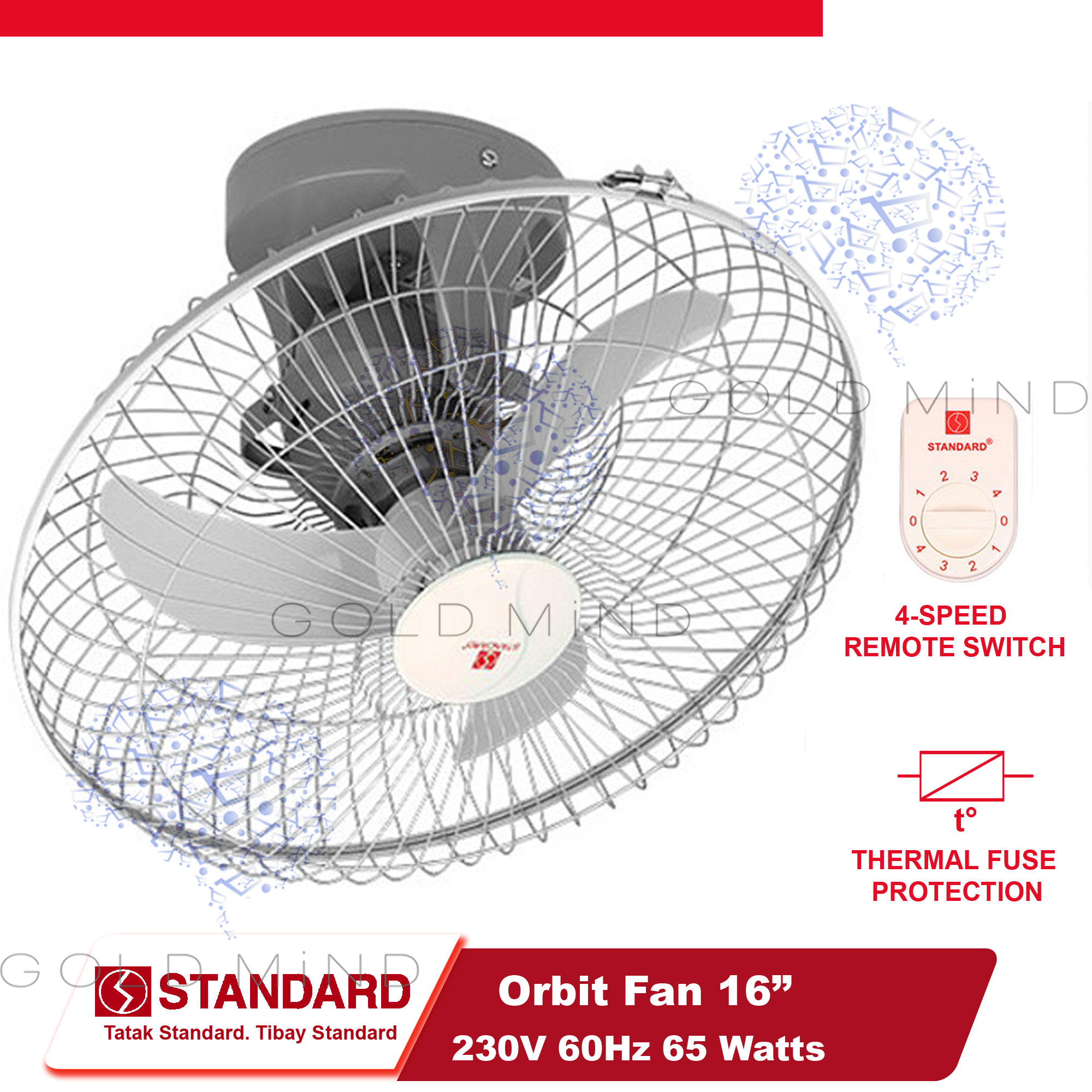 Standard Electric Fan Orbit Ceiling