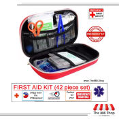 Hard Case 42-Piece First Aid Kit for Home and Travel