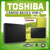 Toshiba Canvio Basics External Hard Drive, 1TB/2TB, USB 3