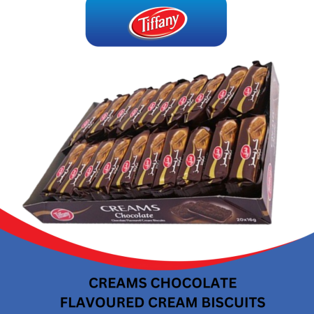 TIFFANY Creams Flavoured Cream Biscuits 20x16g