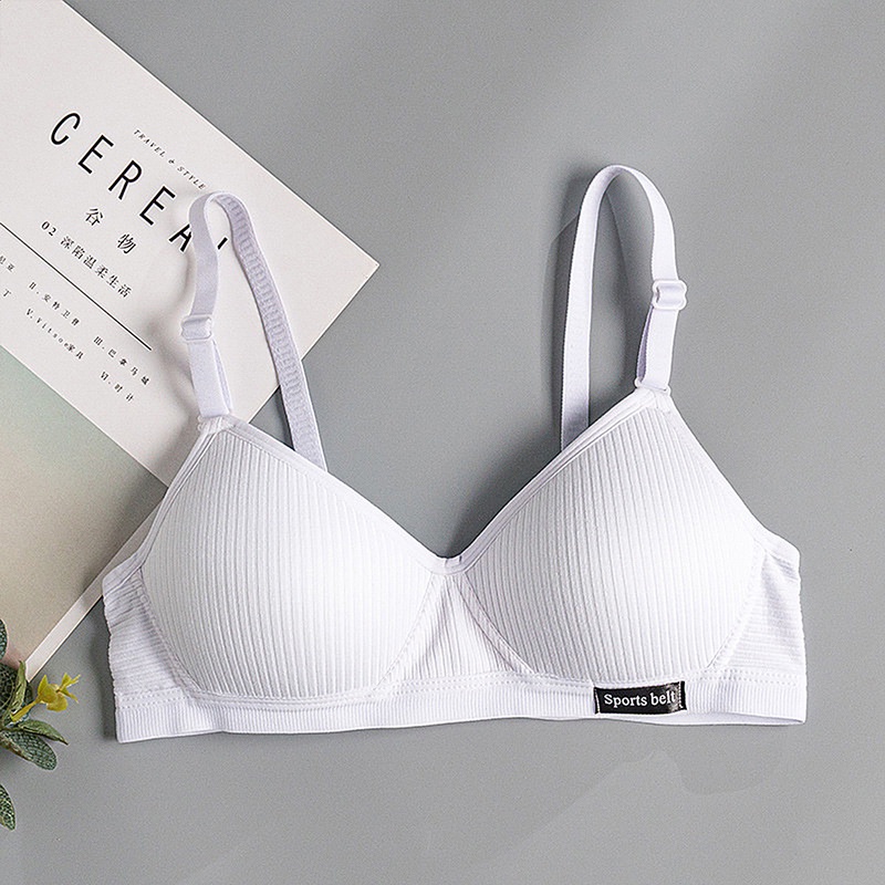 Motovita Cotton Seamless Brassiere Women AB Cup Bra Without Steel Ring Gathered Bra Comfort V Brassiere Push Up Lingerie For Women - Image 3