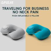 Foldable Inflatable Travel Pillow for Camping and Home Use