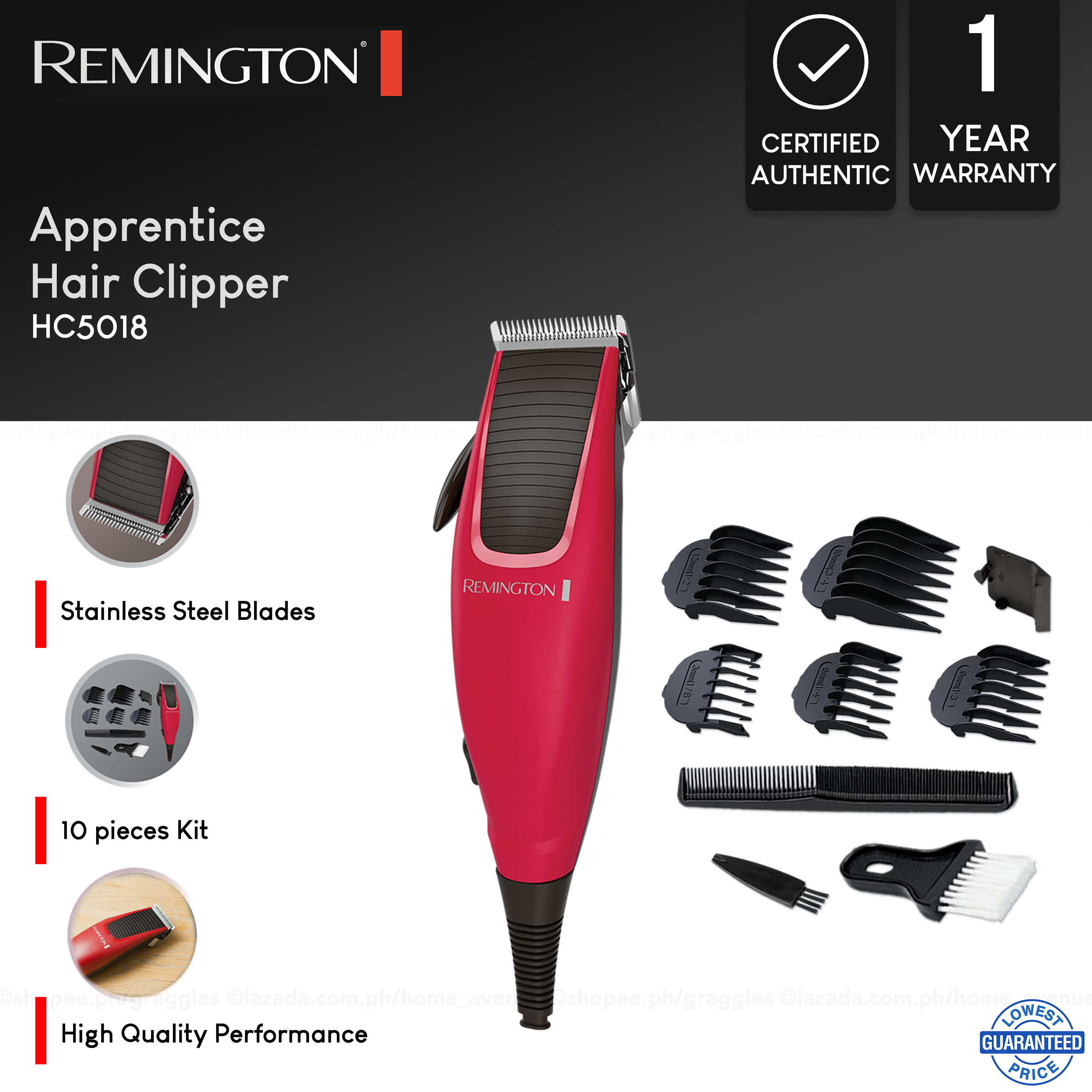 Buy Remington Trimmers, Groomers & Clippers Online 