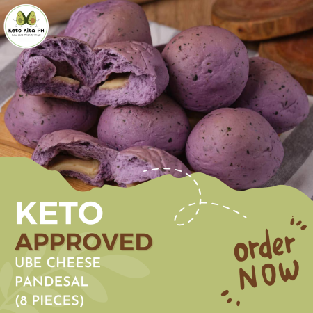 Hearty Keto Ube Cheese Pandesal by 