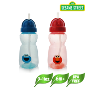 Sesame Beginnings Spill Proof Straw Cup