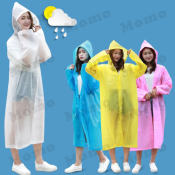 Clear Disposable Raincoat for Adults - Emergency Poncho by Kapote