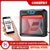 GOOJPRT High Precision Barcode Scanner for PC, Mac, Android