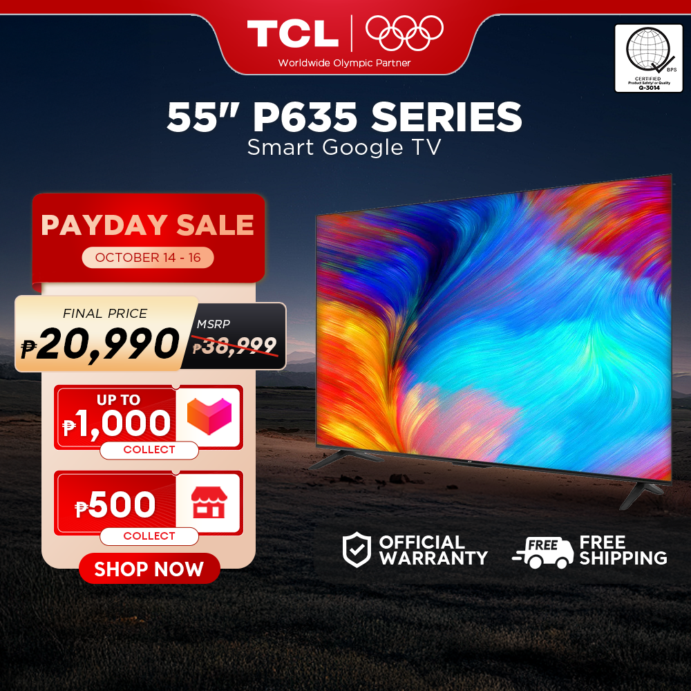 Tcl 55P747 55 Inch 4K Smart Google Tv - Hdr Netflix Youtube