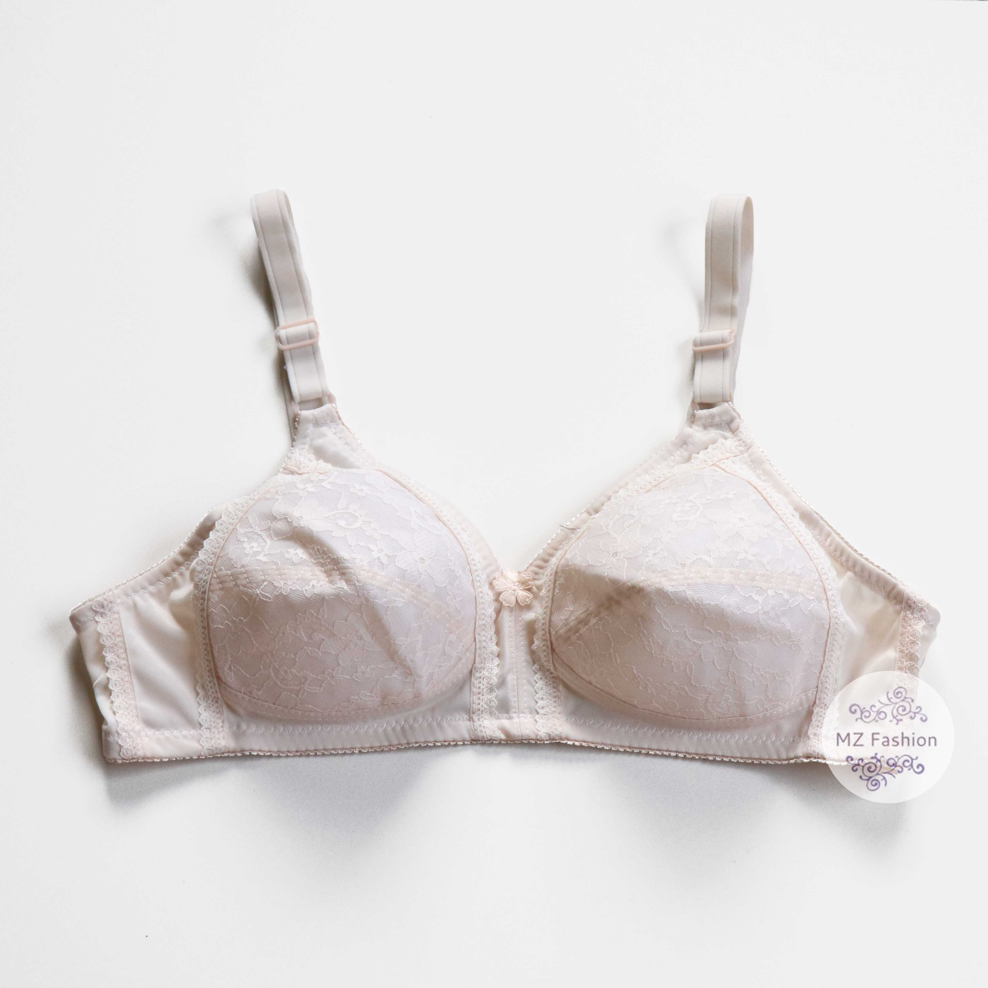 Cup B Non wire No Padding No Foam Plus Size Mommy bra Size: 36-44 #NB03 - Image 2