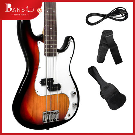 Bansid G-B1-4 Electric Bass Guitar with FREE Accessories