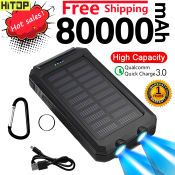 HITOP Solar Power Bank: Fast Charging Portable Charger