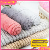 SoftFlex Crochet Yarn: 8Ply 100g for Handmade Scarf Kn