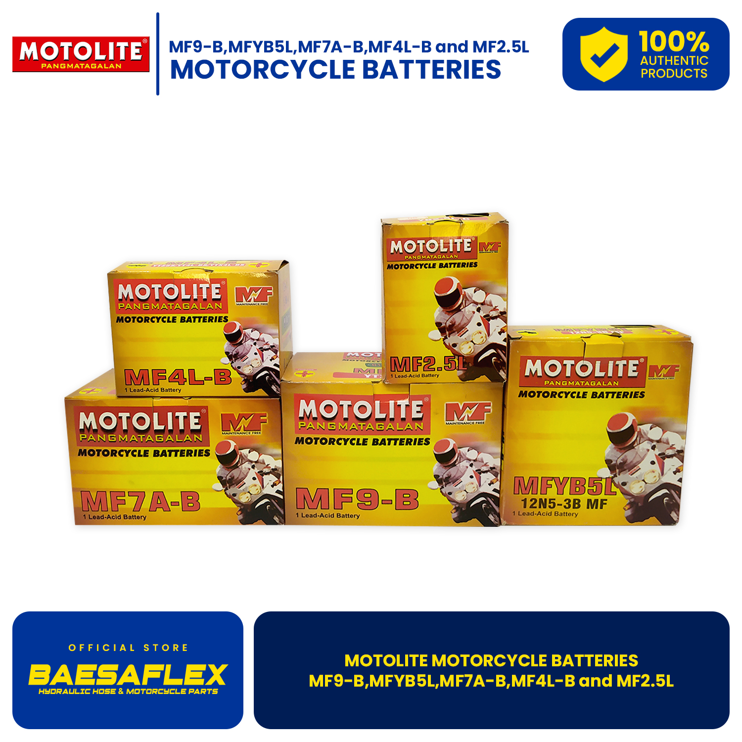 motolite motorcycle battery motor battery bike