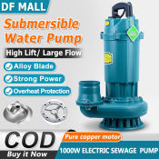 Heavy Duty Stainless Steel Submersible Water Pump - 220V