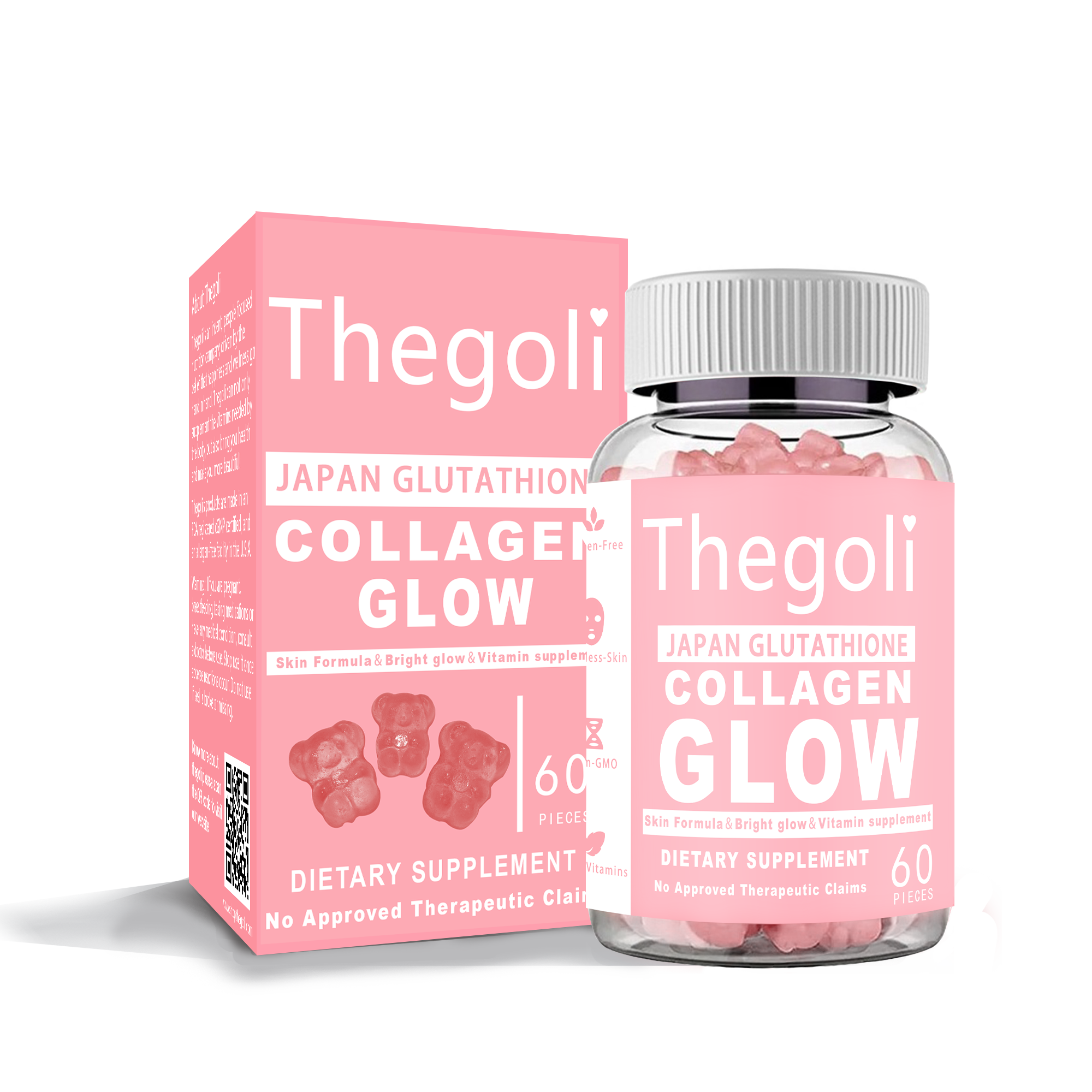 Thegoli Glutathione Collagen Gummy Whitening Anti-Aging Skin Glow Collagen  Vitamins beauty Vitamin C Skin Glow Fda Certified Beauty Supplements  Gummies For Skin Health - Lazada