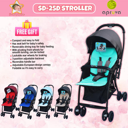 Apruva SD-25D Keiryo Lightweight Stroller for baby