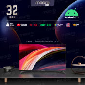 MegraHDR 32" Smart TV with Android 11 and ISDB-T