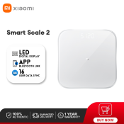 Xiaomi Smart Scale 2: Bluetooth Body Weighing Scale, LED Display