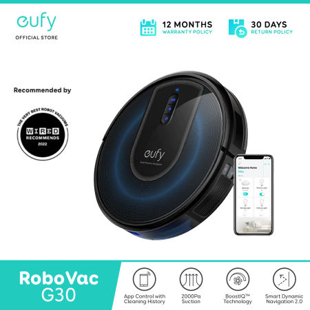 eufy RoboVac G30 - Pet Hair Robot Vacuum Cleaner