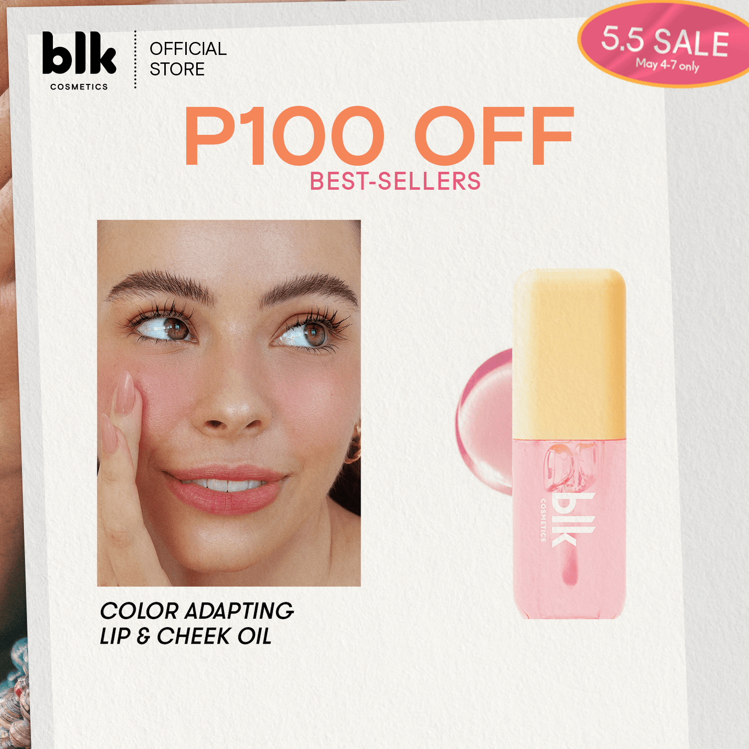 Discount on BLK Cosmetics  shoes - SKU: blk cosmetics fresh color adapting lip and cheek oil