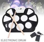 Digital Portable Electronic Drum Kit by W758, 9 Pads