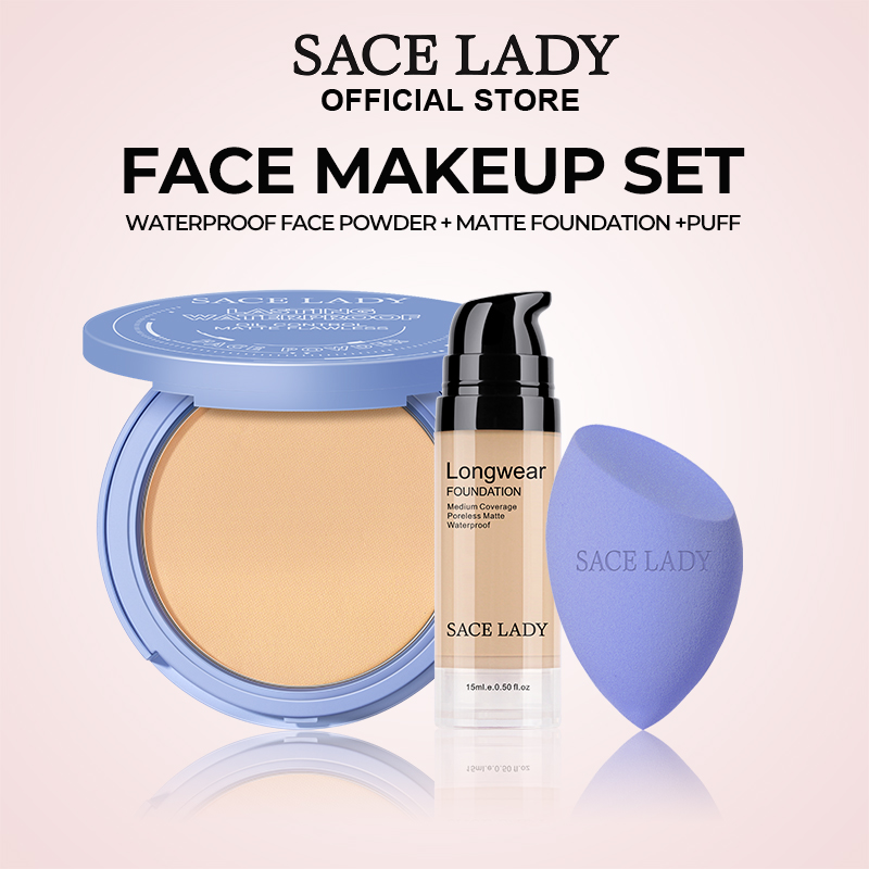 Discount on Sace Lady  shoes - SKU:  Lasting-Duo Make Up Set Long-Lasting Liquid Found