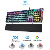 AULA PUNK Mechanical Gaming Keyboard with Backlit and Switches
