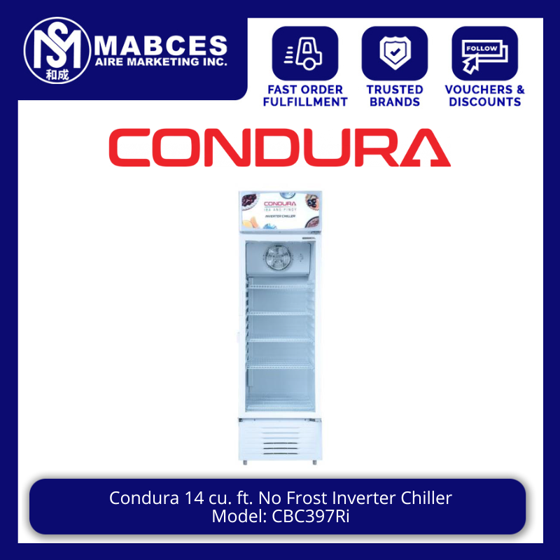 Condura 14 cu. ft. No Frost Inverter Chiller CBC397Ri