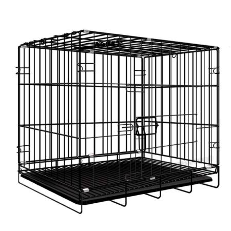 Collapsible Heavy Duty Dog Cage with Poop Tray