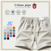 URBAN PIPE Men's Knee-Length Cotton Drawstring Shorts