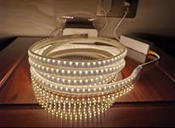 TRI COLOR  LED 120 BULBS PER METER STRIP LIGHT 220V