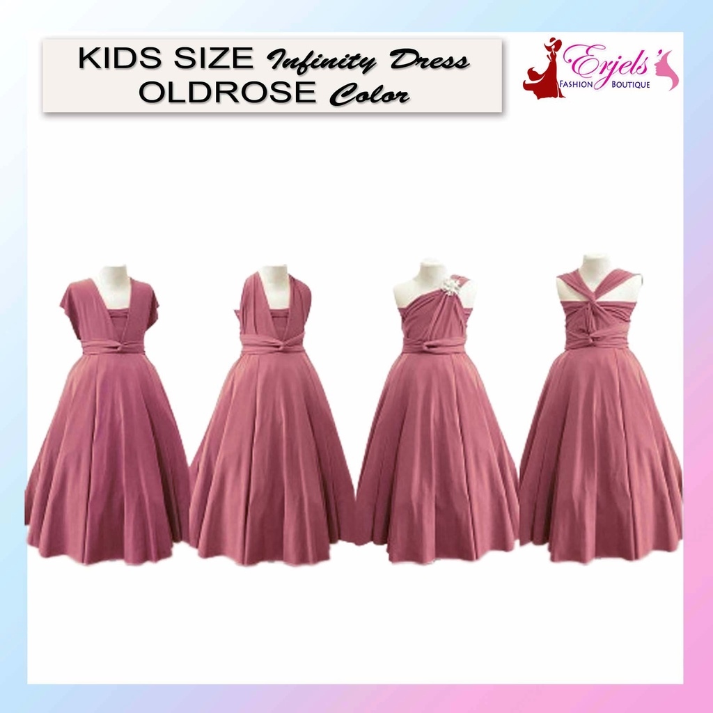 old rose gown for kids