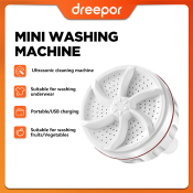 Dreepor Mini Portable Washing Machine with Dryer
