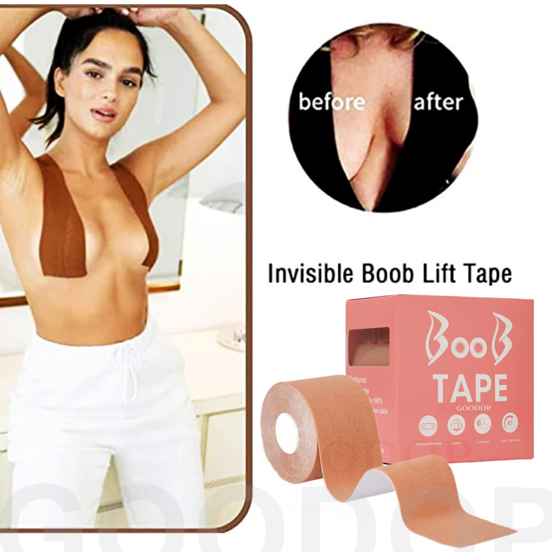 Lace Nipple Cover Adhesive Breast Tape Lift Up Tape Invisible Bra