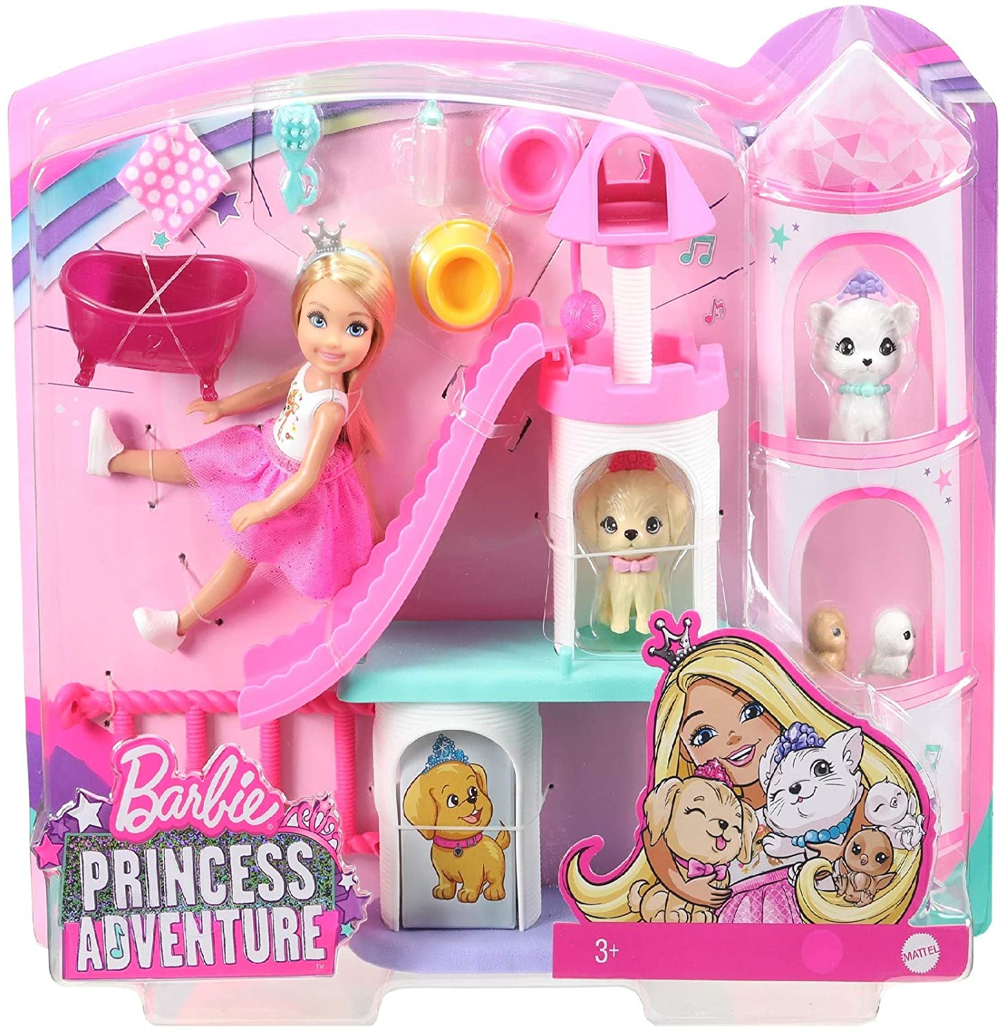 barbie chelsea princess playset