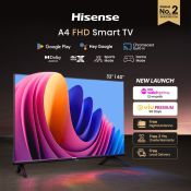 Hisense A4 32 inch Smart TV | Play | Hey | Chromecast | Dolby Audio | Dts