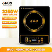 HUG Rapid Heating Smart Induction Cooker - 2200W Power