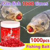 "High Protein Fishing Bait - 1000pcs, Brand X"