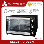Hanabishi Convection Electric Oven 23L with Rotisserie Roast