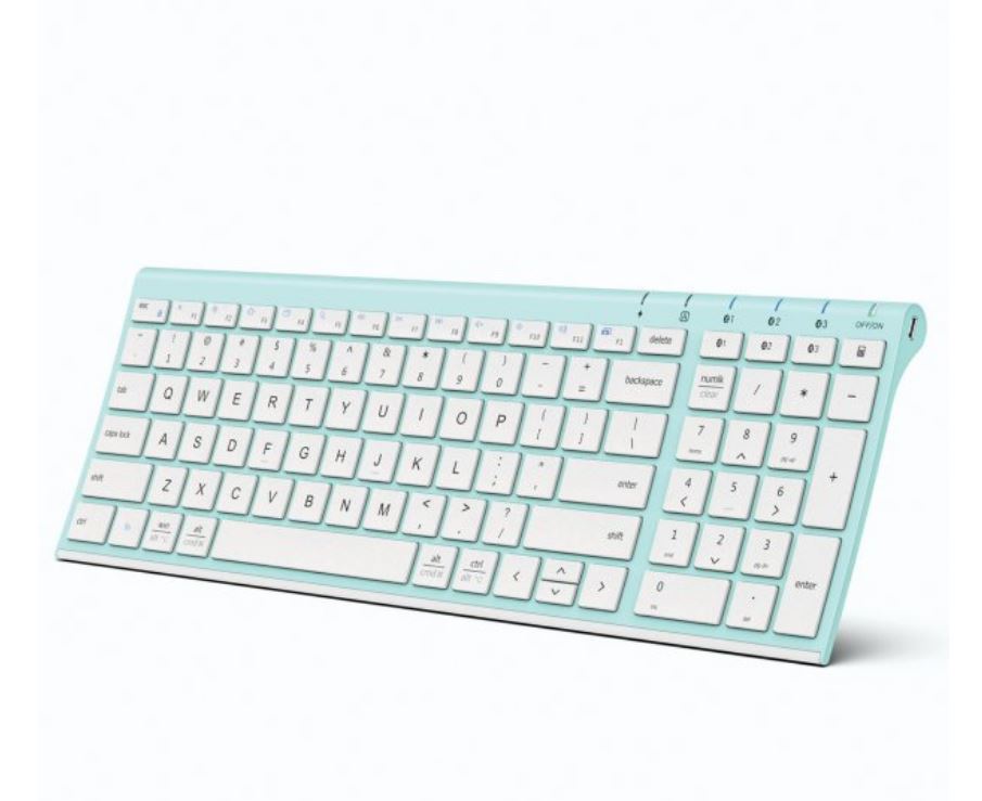 iClever BK10 Universal Bluetooth Wireless Keyboard with Rechargeable U – JG  Superstore