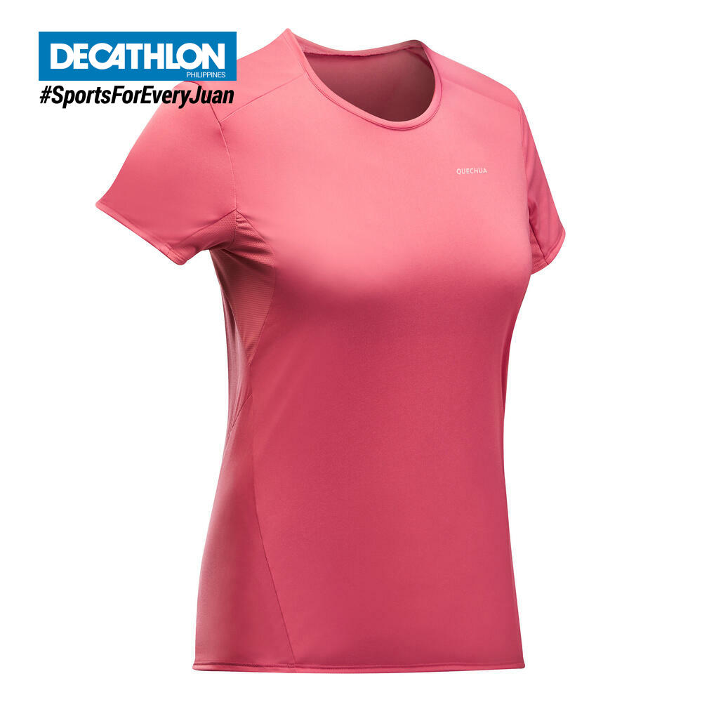 Women's Running T-Shirt - Run Dry Coral - [EN] pomelo orange - Kalenji -  Decathlon